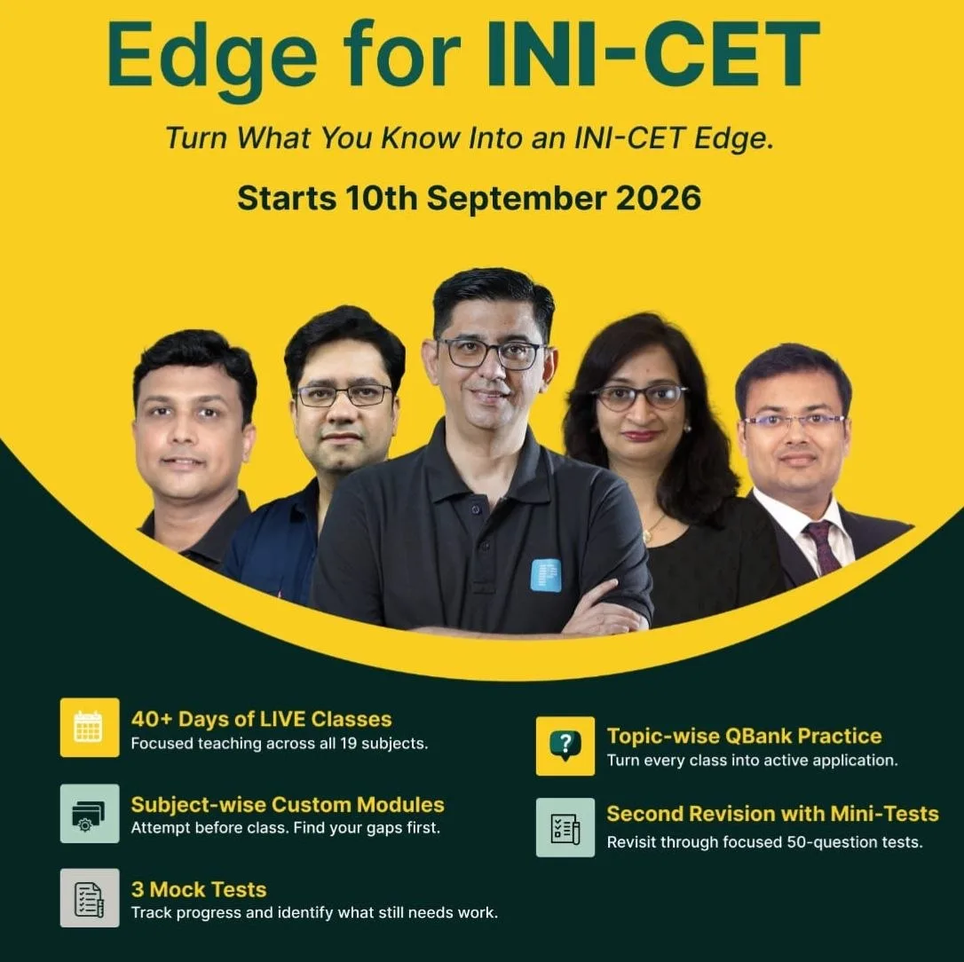 The Seven-Week Edge for INI-CET course poster